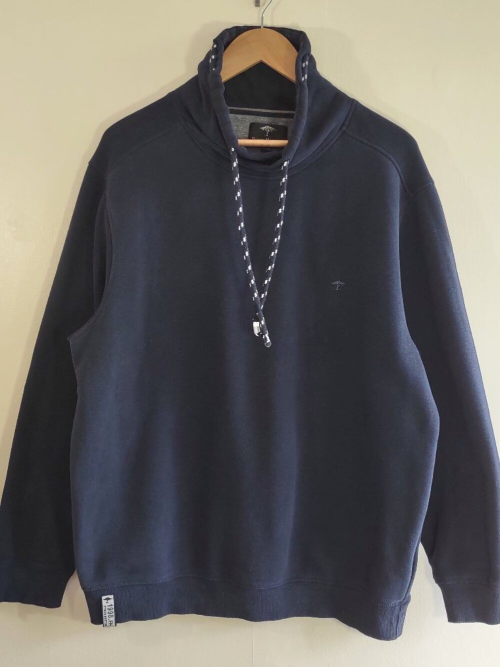 Fynch Hatton Pullover Sweatshirt Jumper Men *X-Large Navy Blue SuperSoft Cotton